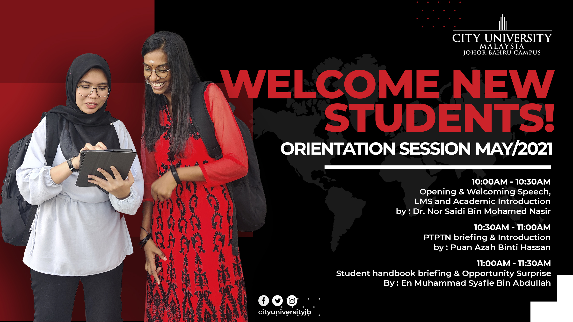 Welcome New Student May 2021 Intake!